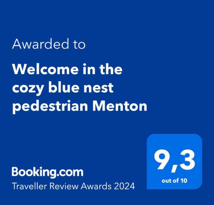 Welcome In The Cozy Blue Nest Pedestrian Appartement Menton